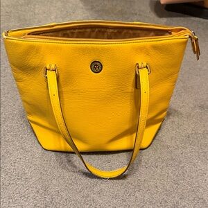 Yellow Tote Bag ANNE KLEIN
